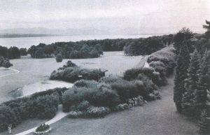 1934 Blick über den Golfplatz